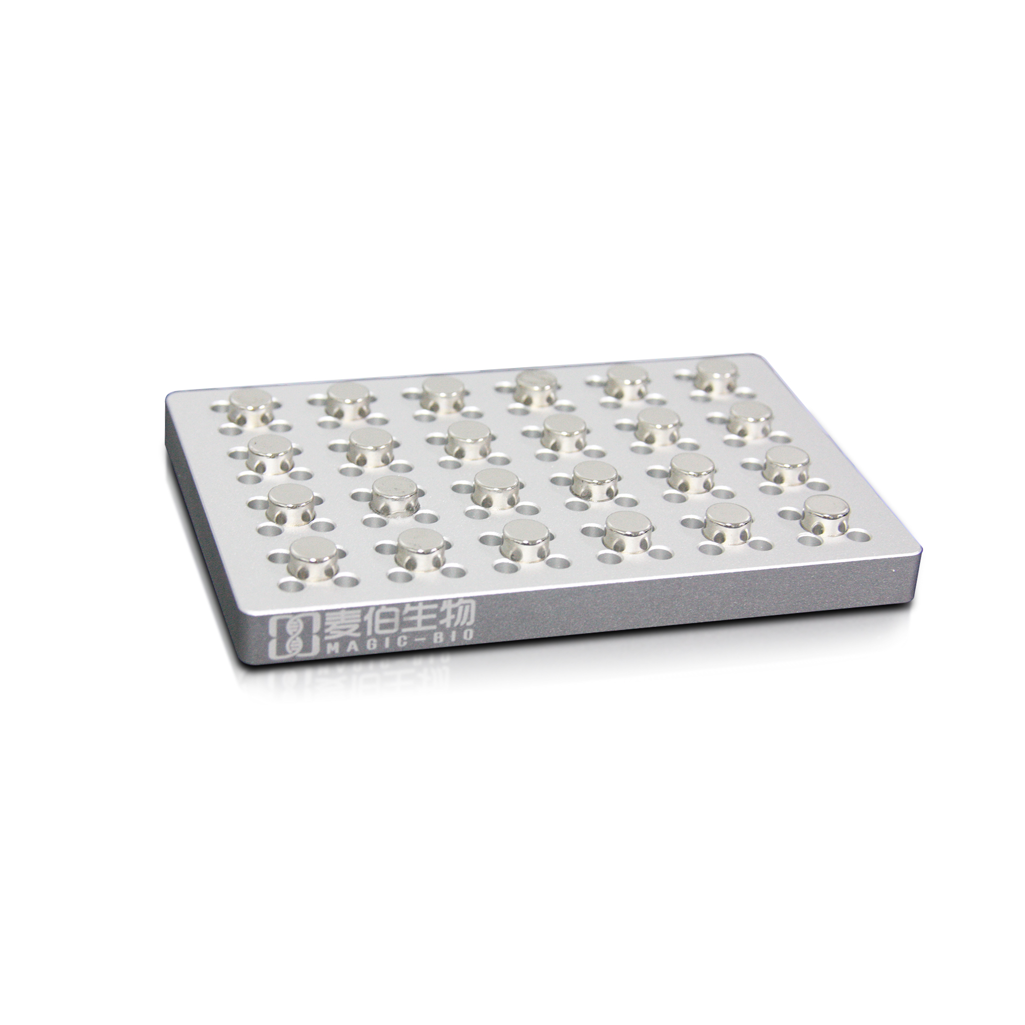 M8032 96孔PCR板磁力架（0.1/0.2ml）